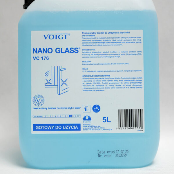 Voigt VC 176 Nano Glass płyn do mycia szyb – 5l