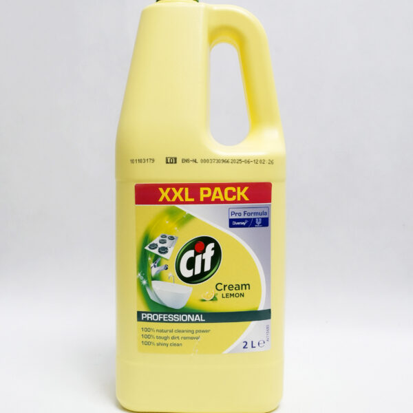 CIF Professional Cream Lemon - mleczko do czyszczenia cytrynowe - 2 l