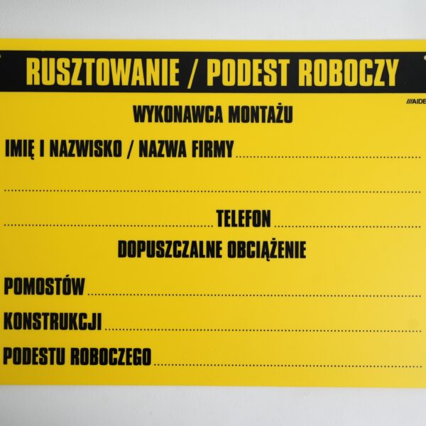 Rusztowanie/ Podest roboczy