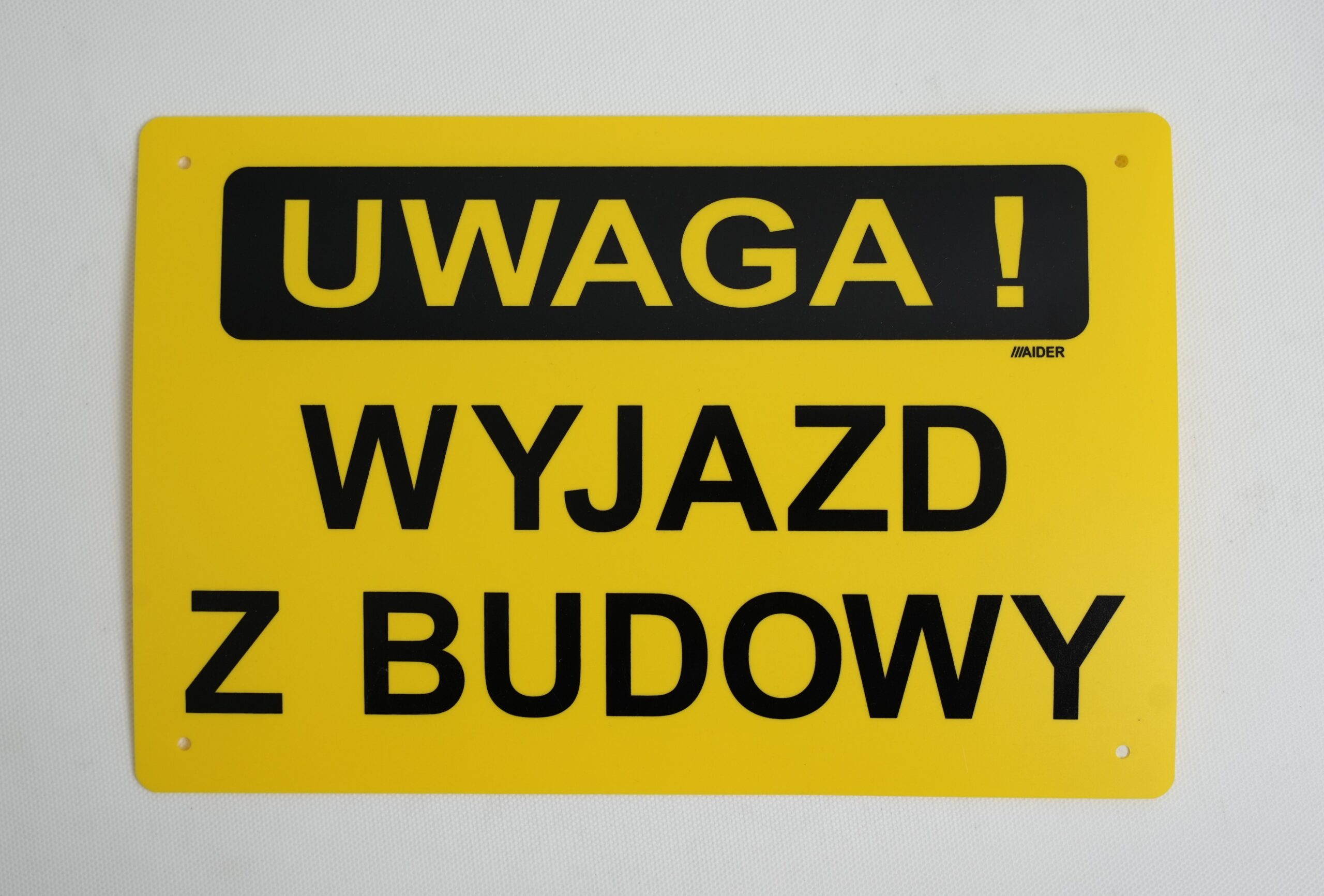 Uwaga! Wyjazd z budowy Uwaga! Wyjazd z budowy - obrazek 1