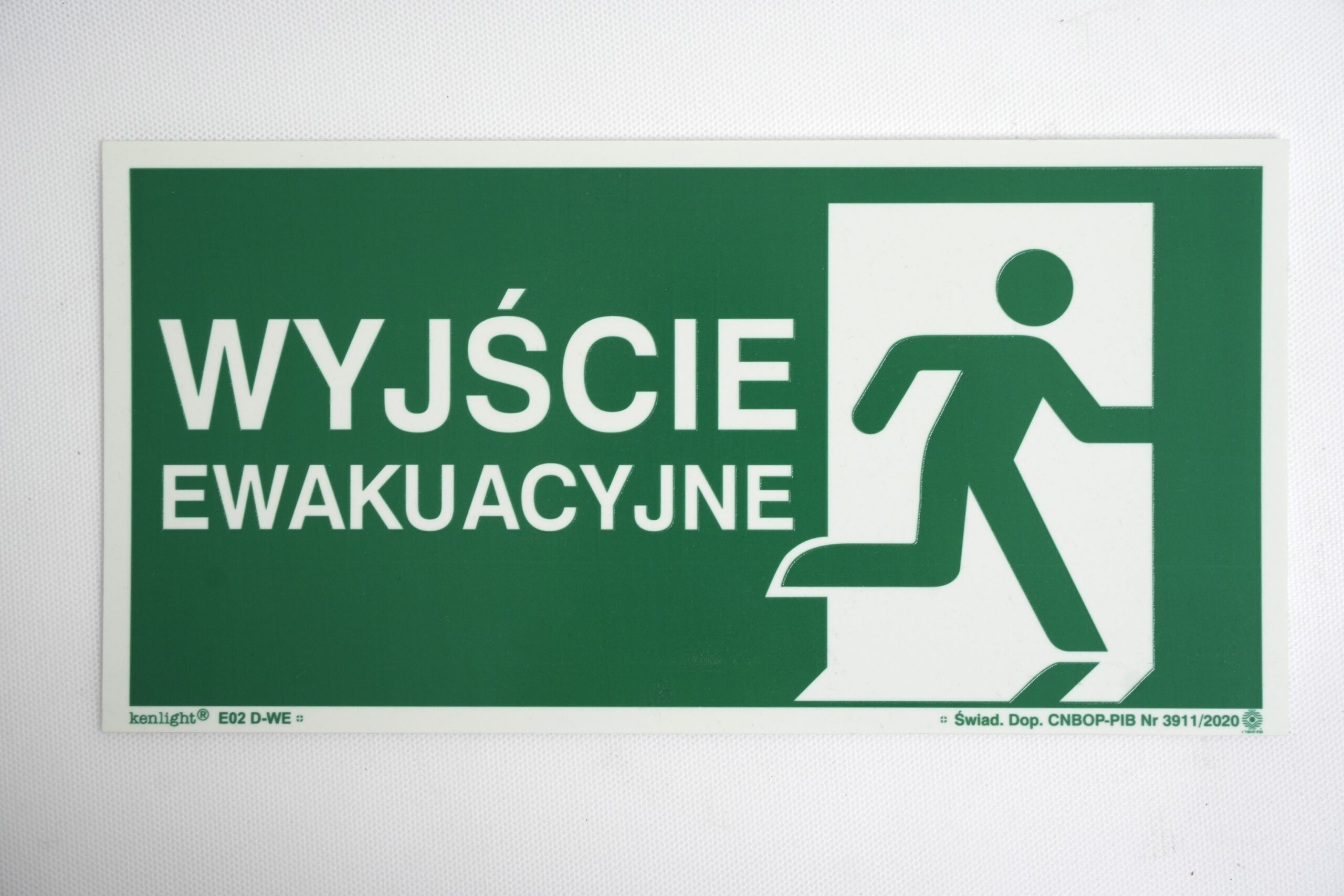 Wyjście ewakuacyjne - znak ewakuacyjny Wyjście ewakuacyjne - obrazek 1