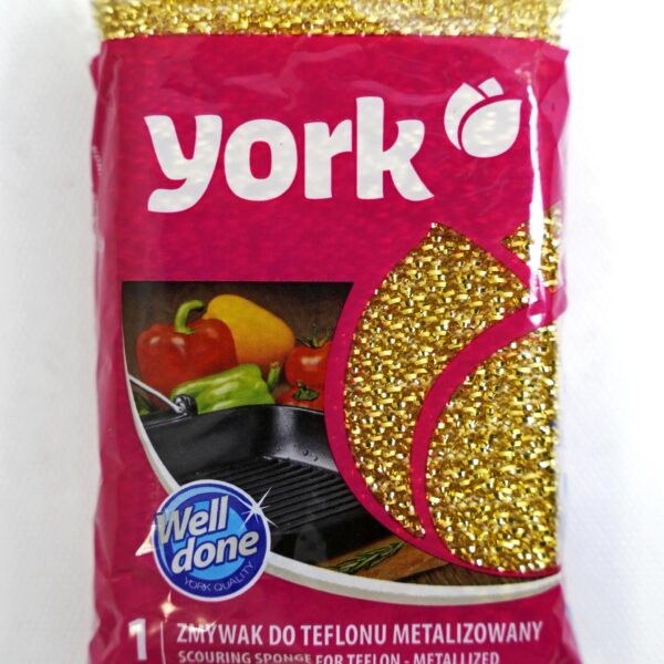 York – zmywak do teflonu metalizowany