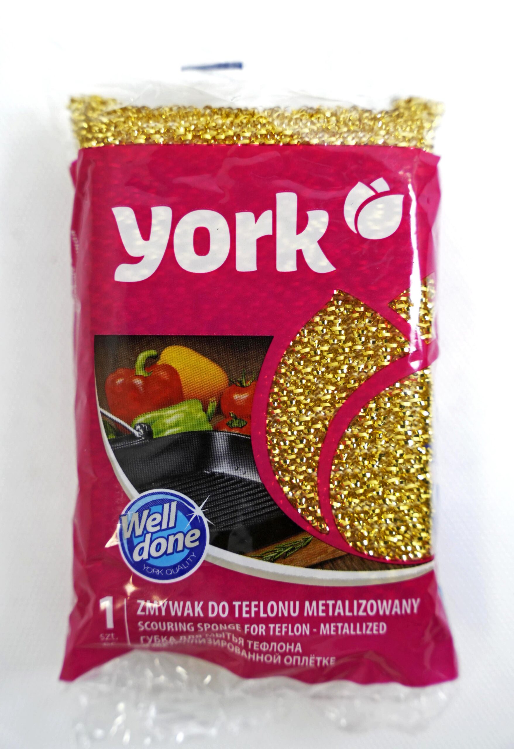 York – zmywak do teflonu metalizowany York – zmywak do teflonu metalizowany - obrazek 1